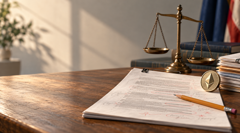 Projeto cripto em busca de financiamento dentro de uma estrutura regulatória.